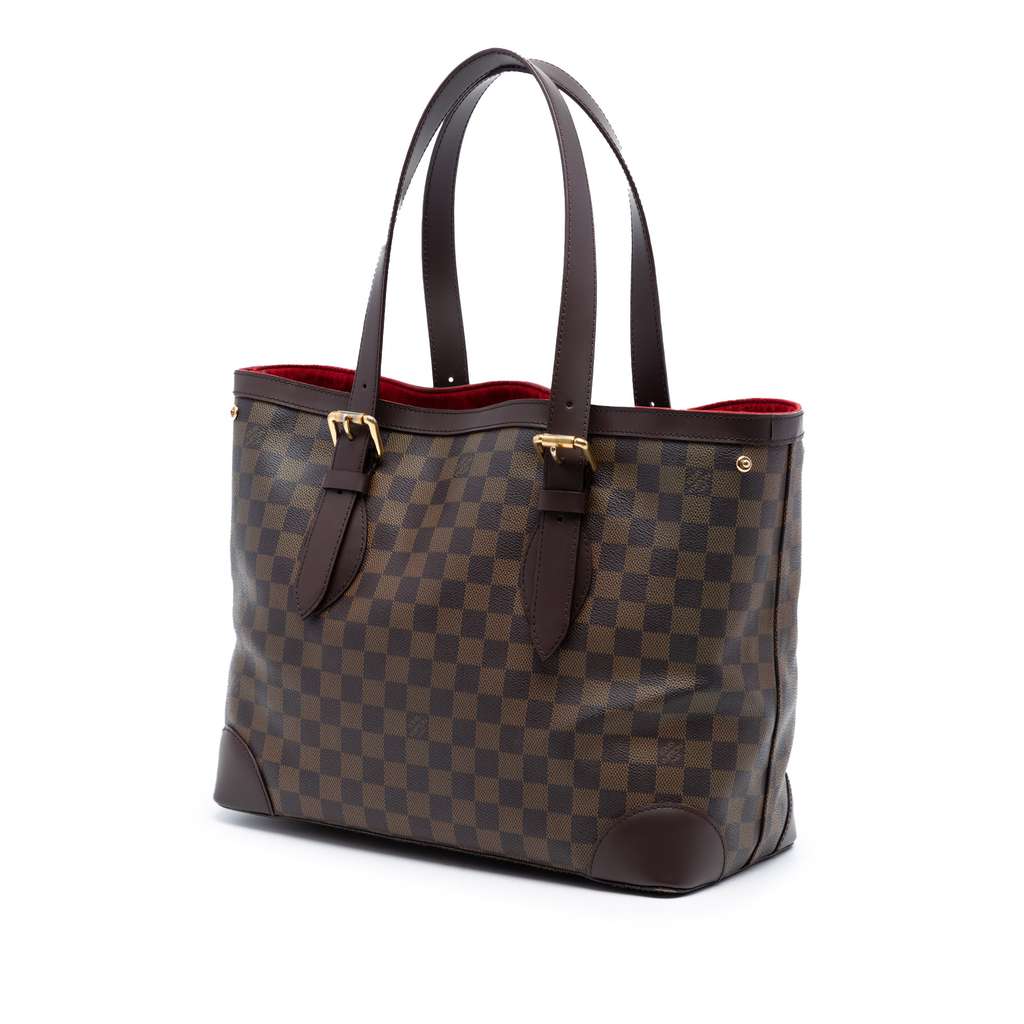 Louis Vuitton Damier Ebene Hampstead MM Brown Good condition - Back View