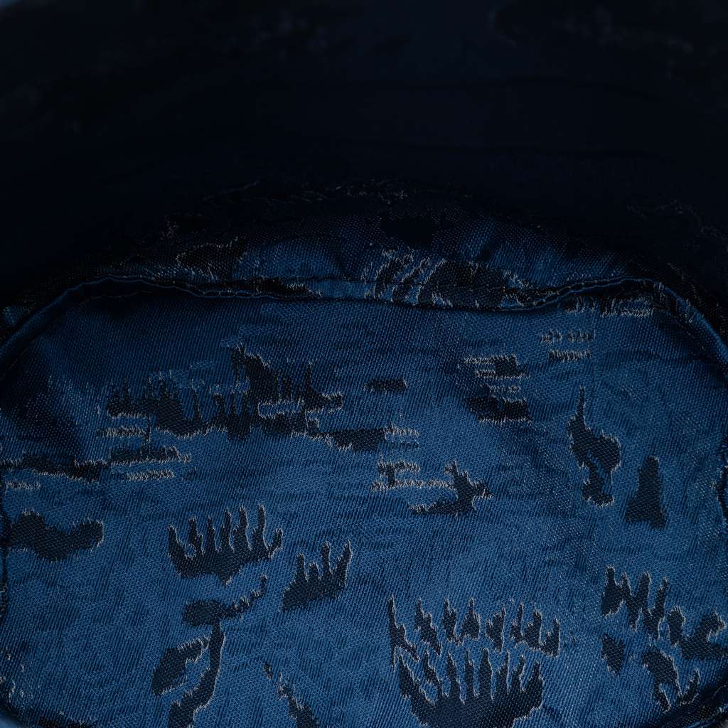 Dior Technical Fabric Embroidered Palm Tree Toile de Jouy DiorTravel Drawstring Pouch Blue Good condition - Model View