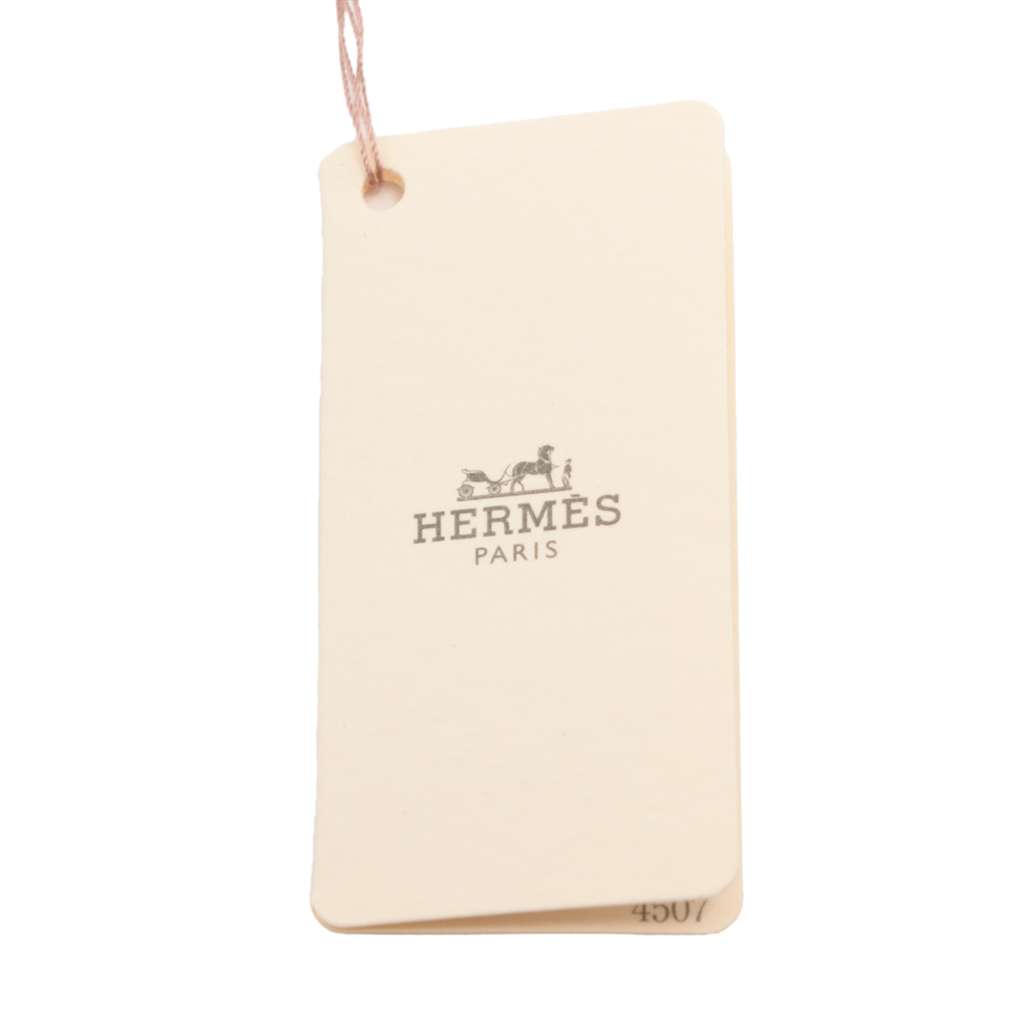 Hermès Chevaloscope Neon Pointille Silk Twilly White Silk Good condition - Model View