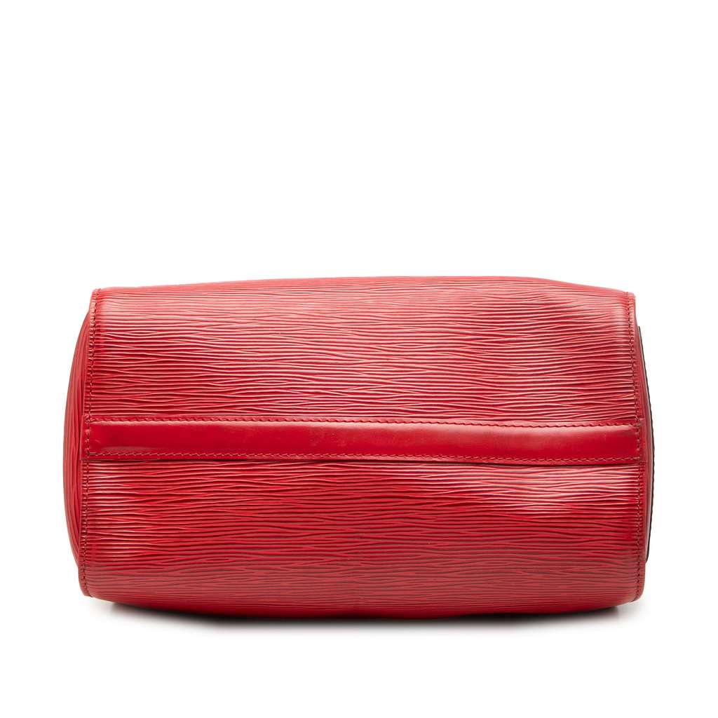 Louis Vuitton Epi Speedy 25 Red Leather Good condition - Inside View