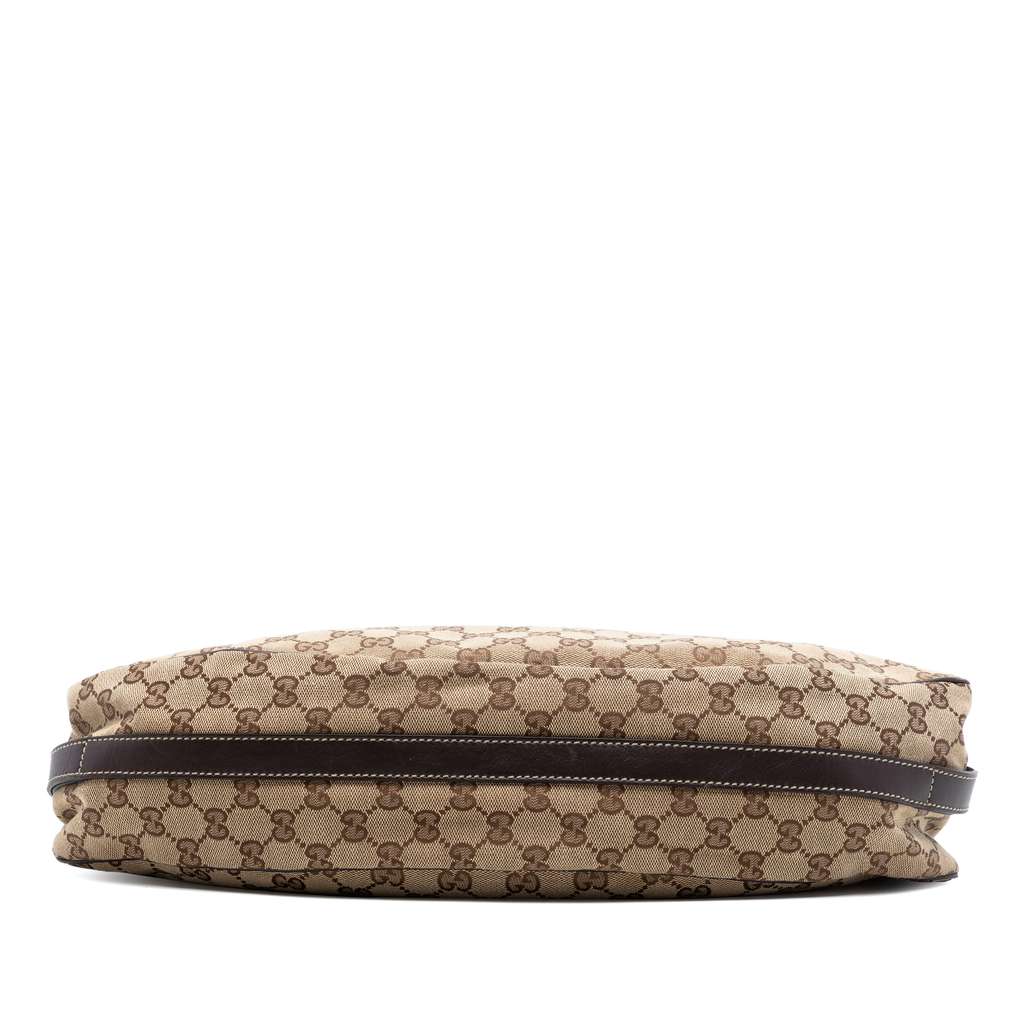 Gucci GG Canvas Web Match Ball Tote Beige Canvas Good condition - Inside View