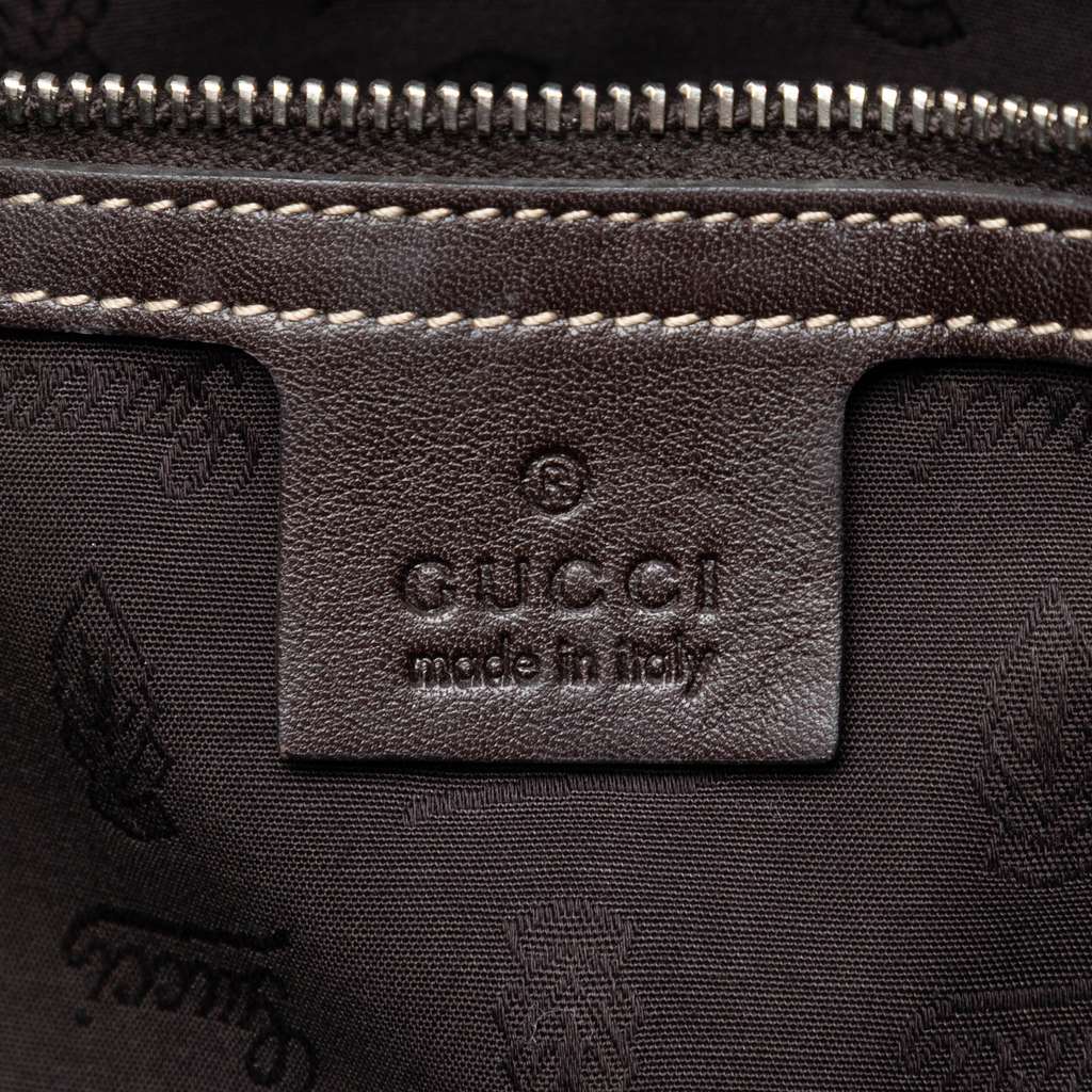 Gucci GG Canvas Web Match Ball Tote Beige Canvas Good condition - Box View