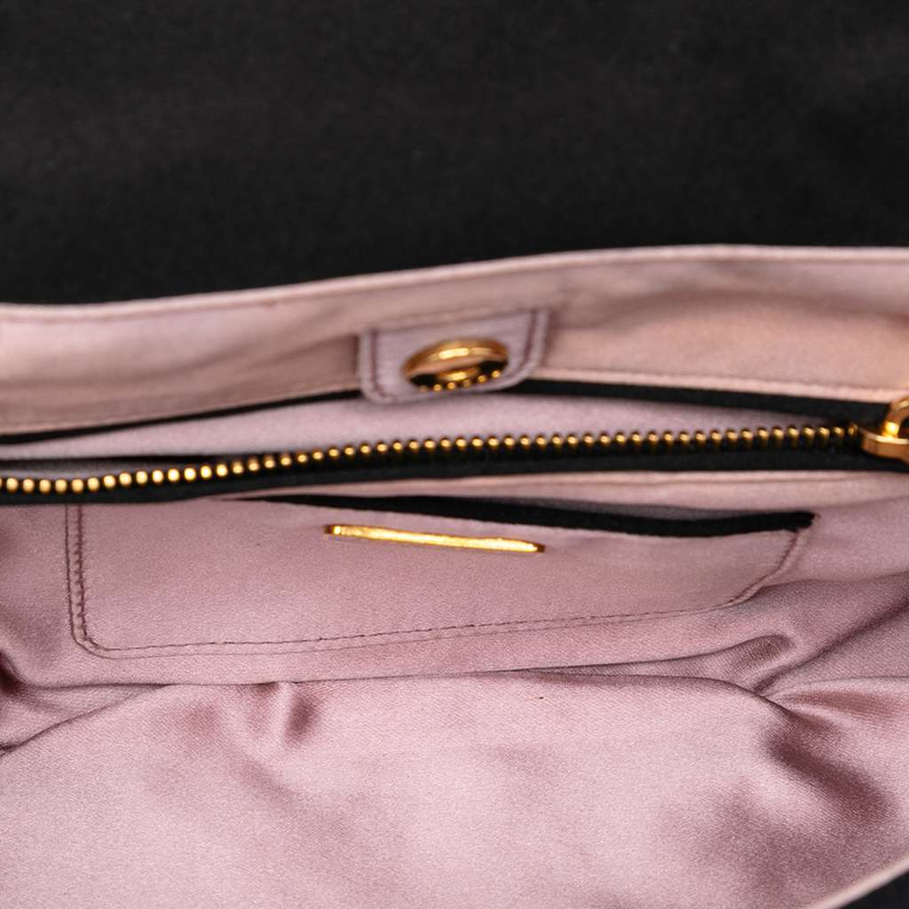 Prada Satin Raso Flap Crossbody Black Satin Good condition - Model View