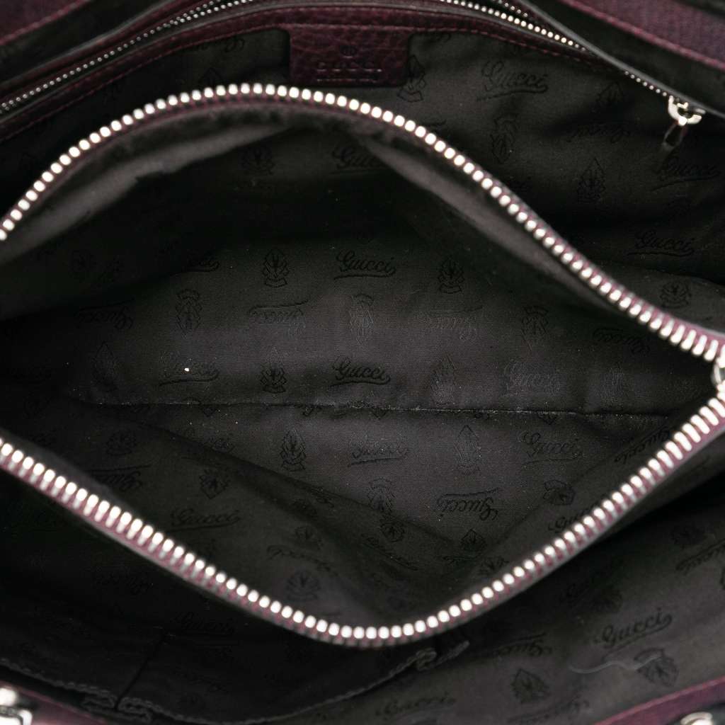 Gucci Medium GG Canvas Bamboo Libeccio Tote Beige Canvas Good condition - Model View