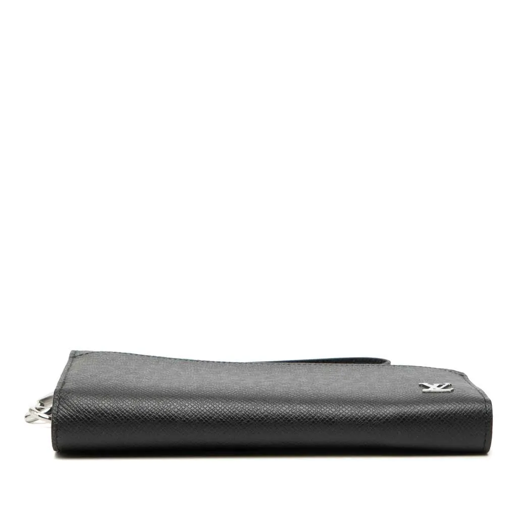 Louis Vuitton Taiga Zippy Dragonne Wallet Black Leather Very good - Inside View