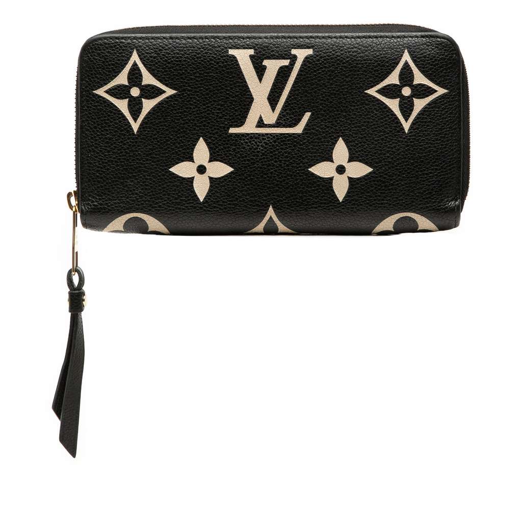 Louis Vuitton Monogram Empreinte Giant Bicolor Zippy Long Wallet