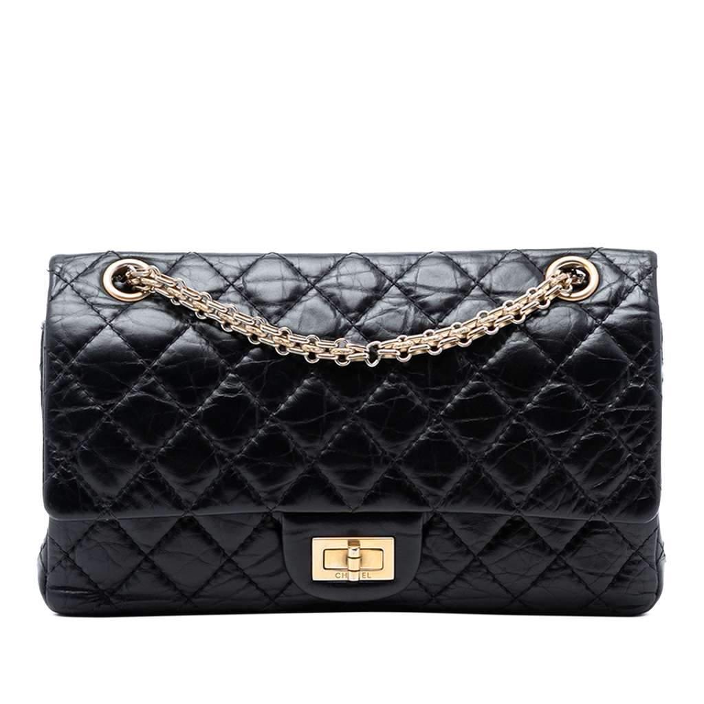 Chanel Quilted Aged Calfskin Reissue 2.55 Double Flap 225