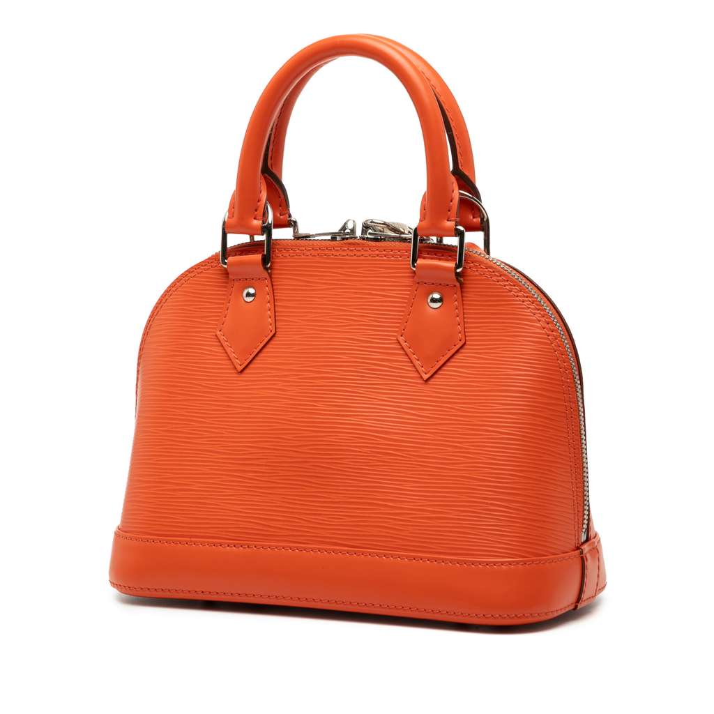 Louis Vuitton Epi Alma BB Orange Leather Good condition - Back View