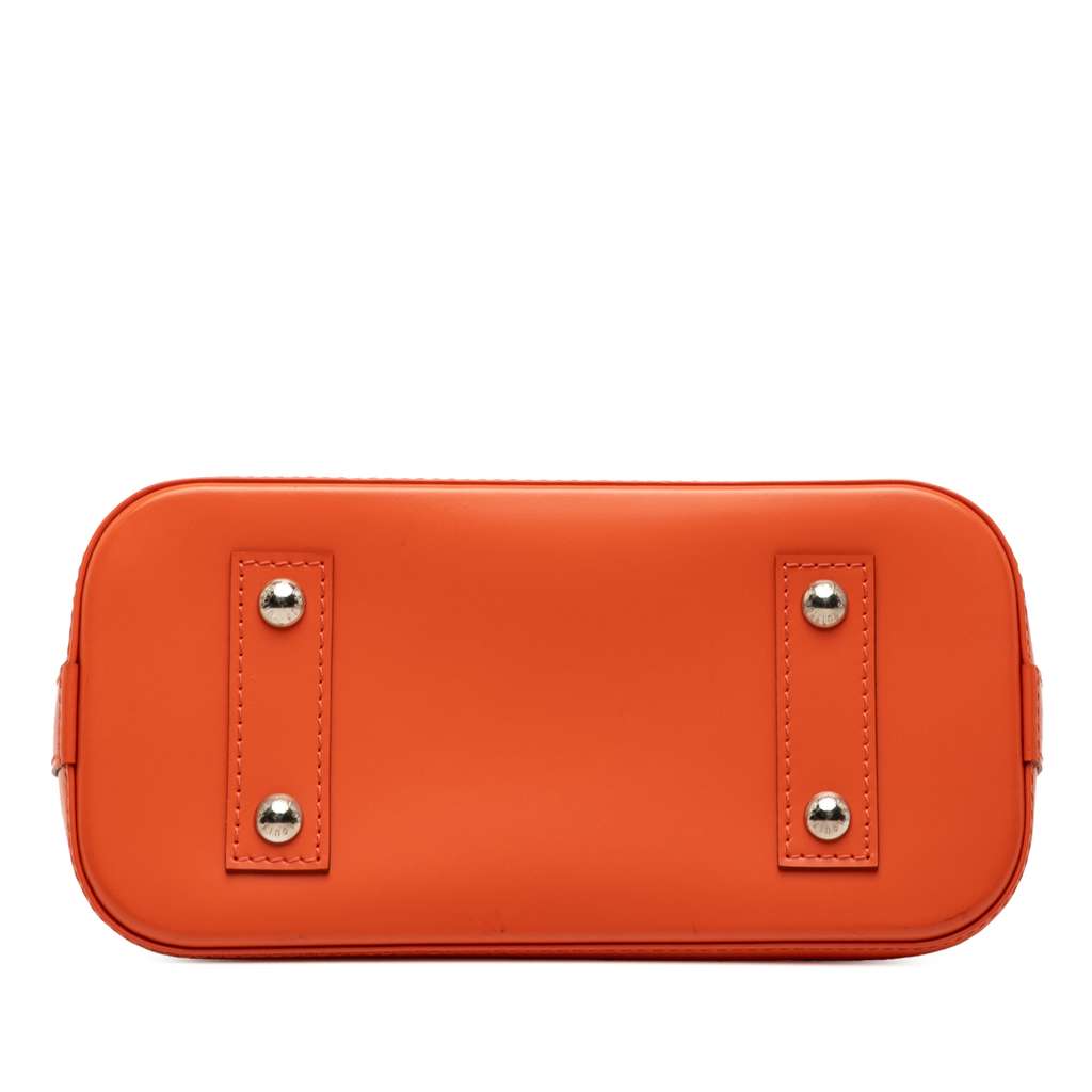 Louis Vuitton Epi Alma BB Orange Leather Good condition - Inside View