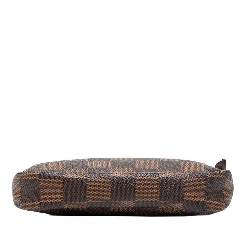 Louis Vuitton Damier Ebene Mini Pochette Accessoires Brown Good condition - Inside View