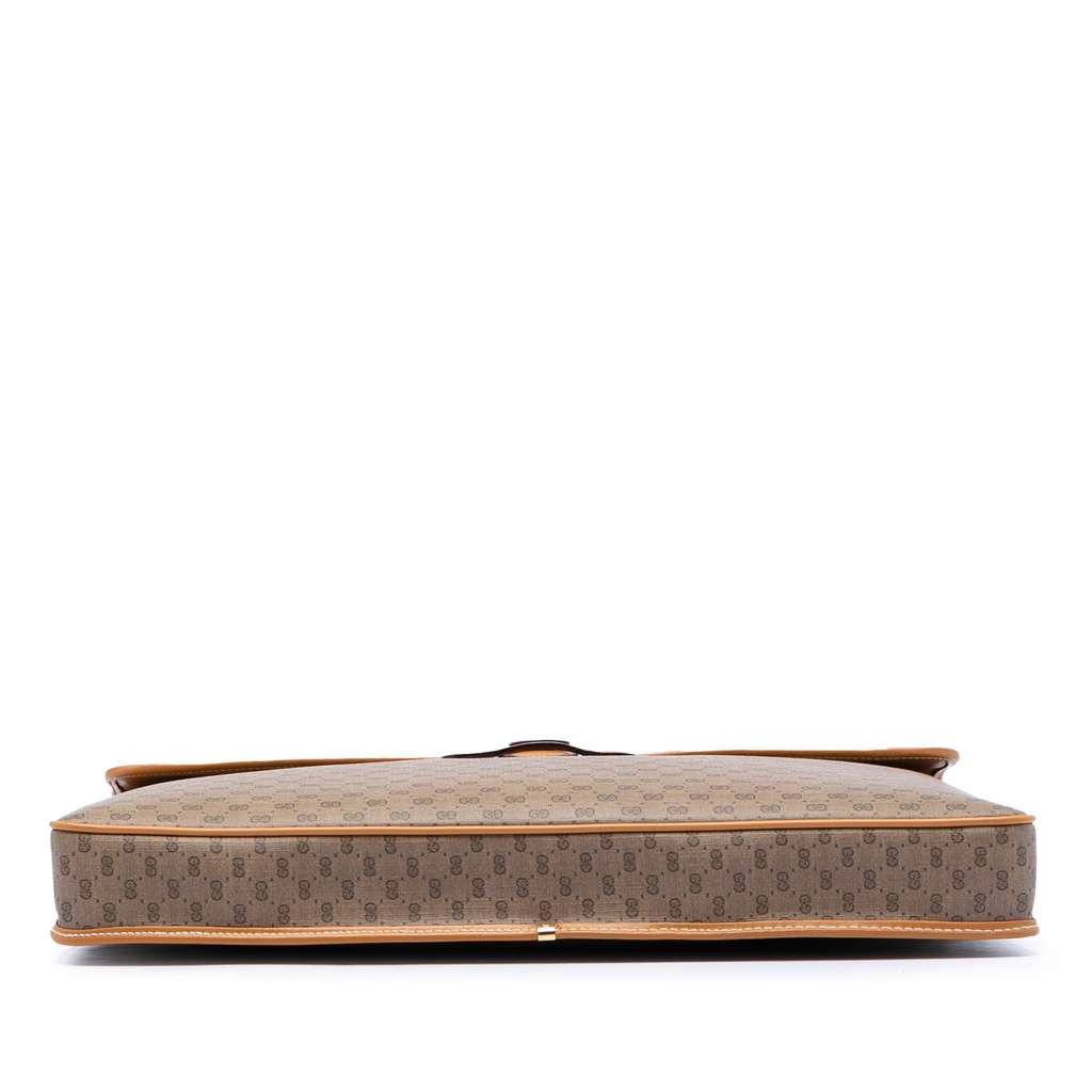 Gucci Micro GG Supreme Portfolio Case Beige Canvas Good condition - Inside View