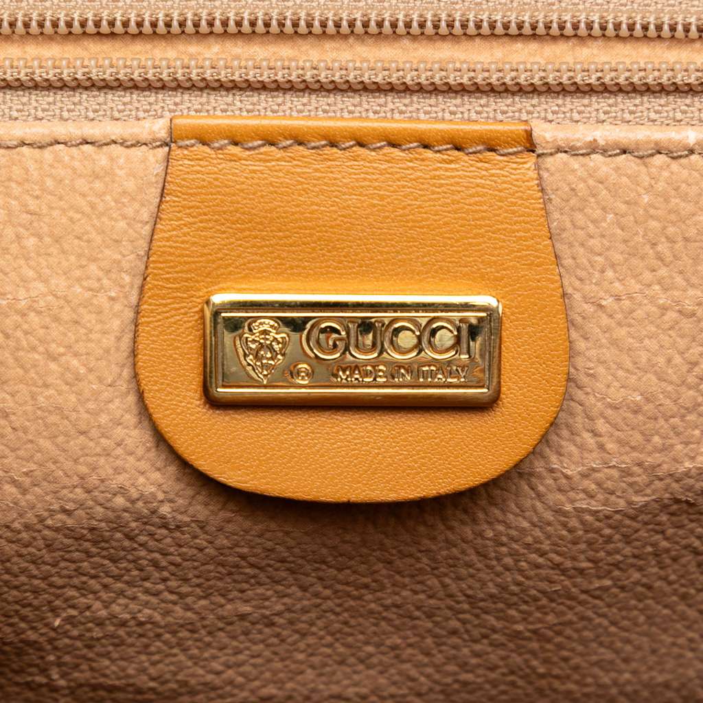 Gucci Micro GG Supreme Portfolio Case Beige Canvas Good condition - Box View