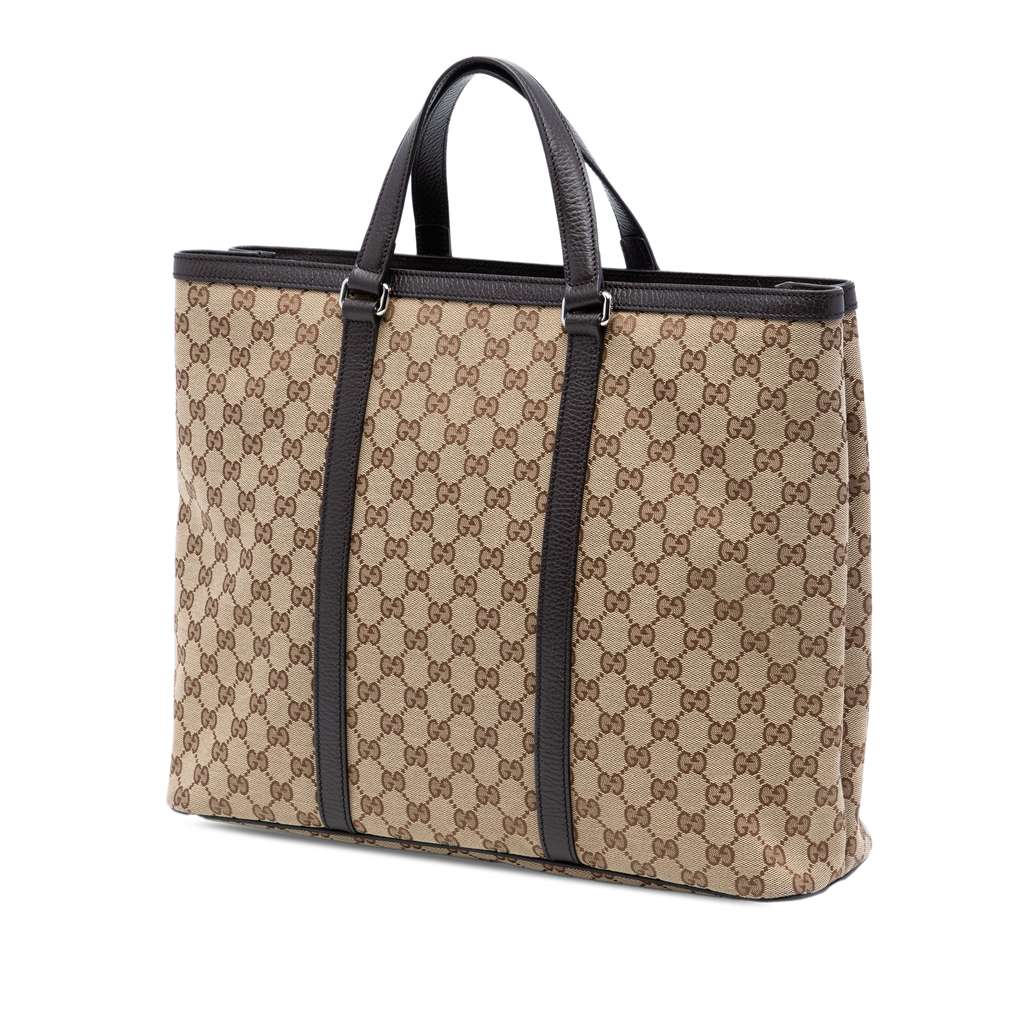 Gucci GG Canvas Joy Tote Beige Canvas Fair condition - Back View
