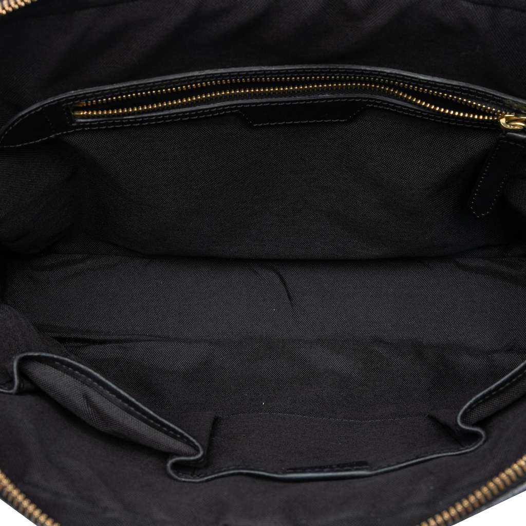 Burberry Haymarket Check Coated Canvas Business Bag Beige Canvas Good condition - Model View