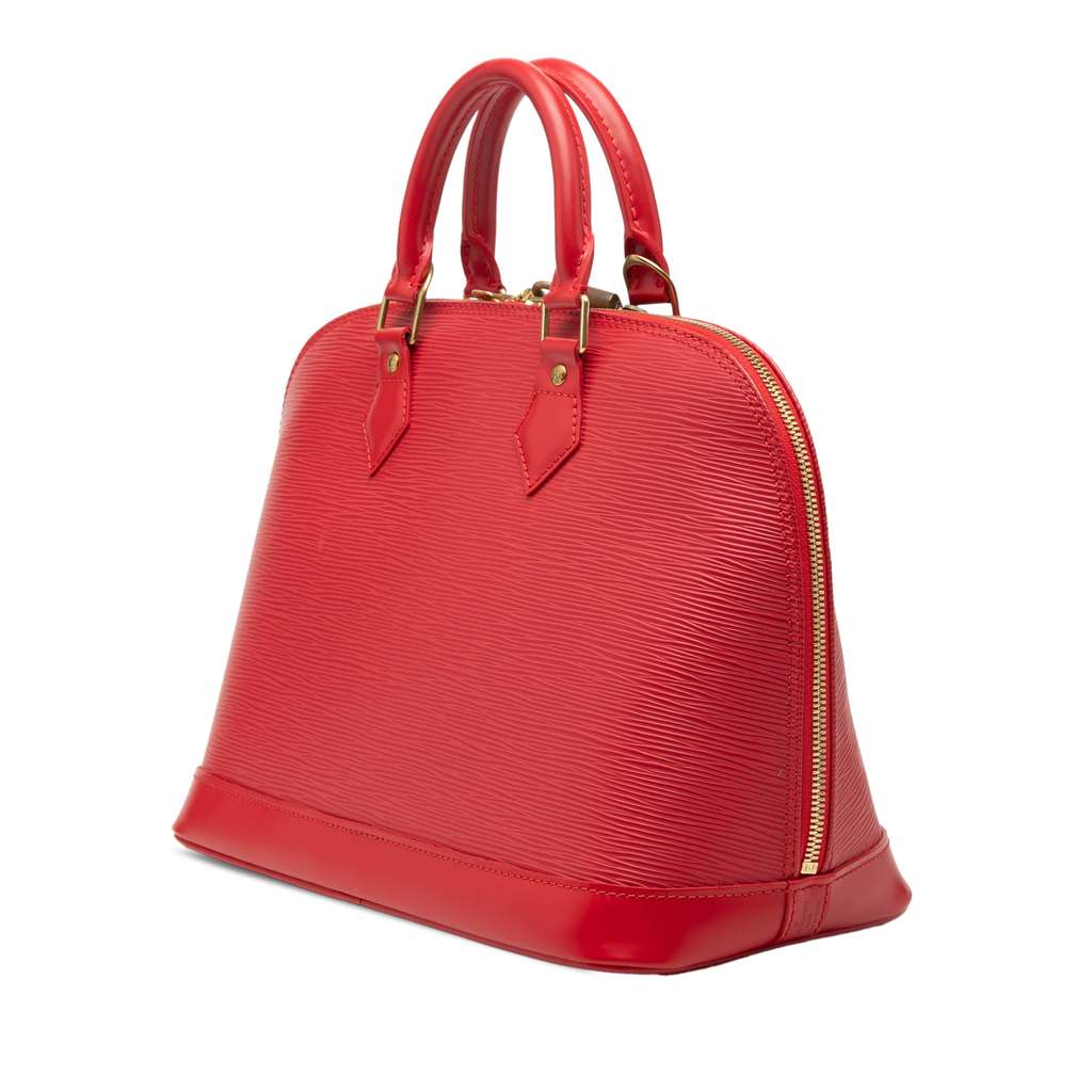 Louis Vuitton Epi Alma PM Red Leather Good condition - Back View