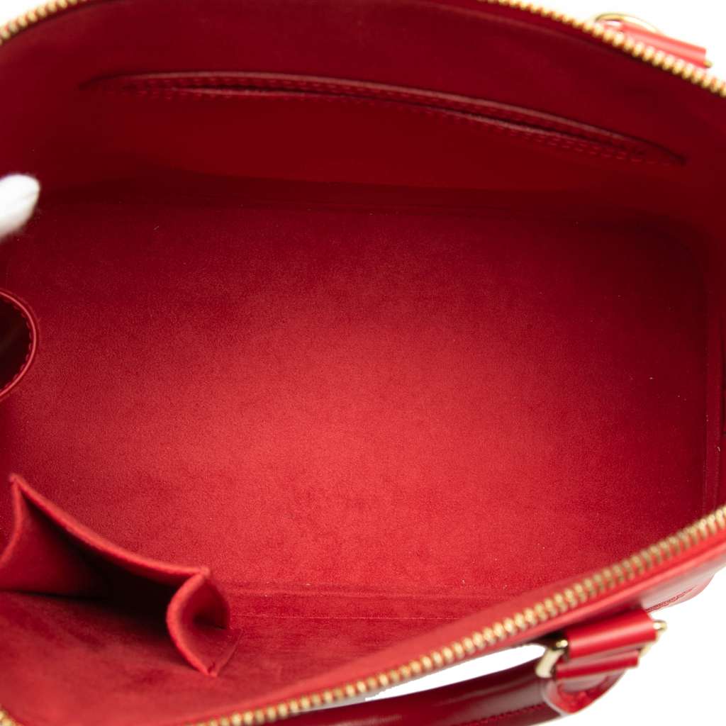 Louis Vuitton Epi Alma PM Red Leather Good condition - Model View