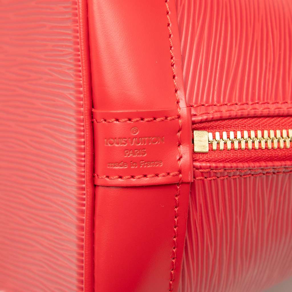 Louis Vuitton Epi Alma PM Red Leather Good condition - Box View