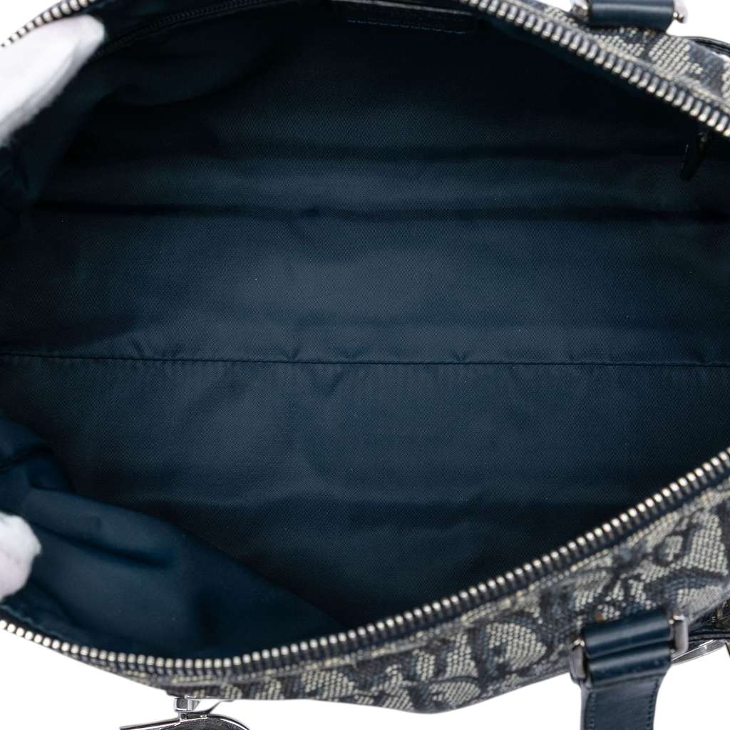 Dior Diorissimo Trotter Canvas D Charm Shoulder Bag Blue Canvas Good condition - Model View