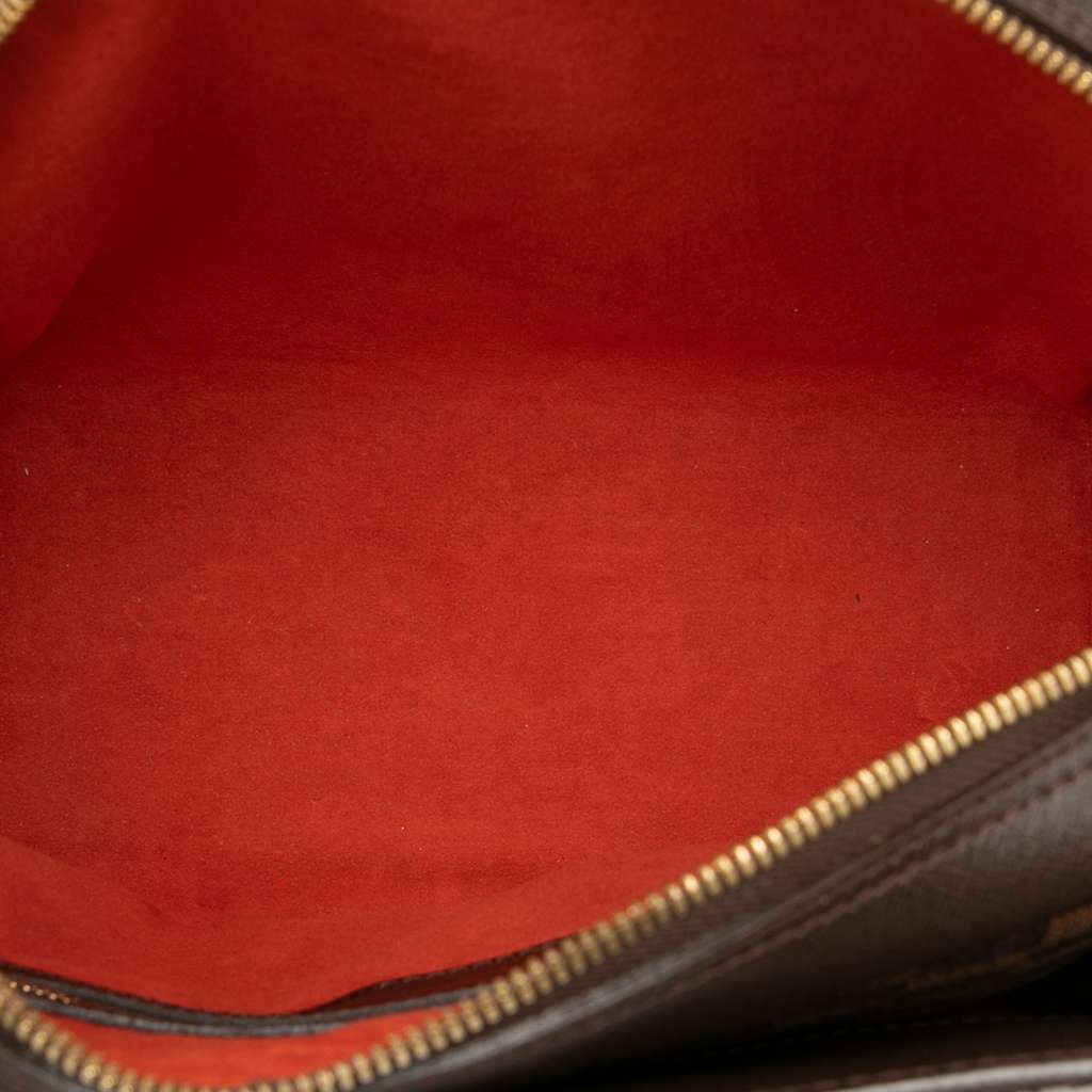 Louis Vuitton Damier Ebene Triana Brown Fair condition - Model View