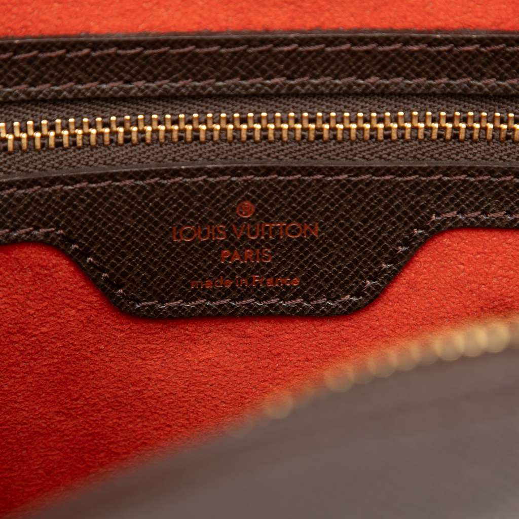 Louis Vuitton Damier Ebene Triana Brown Fair condition - Box View