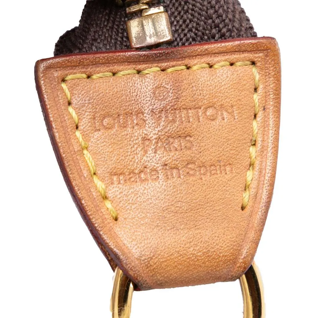Louis Vuitton Monogram Mini Pochette Accessoires Brown Very good - Model View