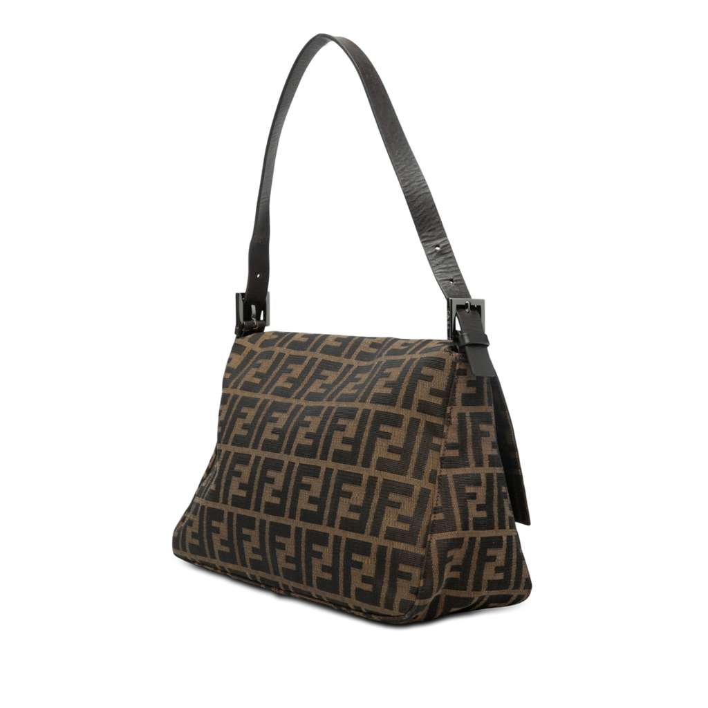 Fendi Zucca Canvas Mamma Forever Brown Canvas Fair condition - Back View