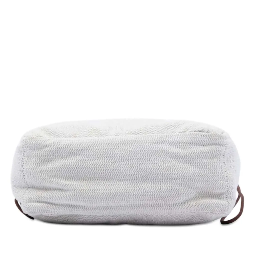 Hermès Canvas and Barenia Fourbi Pouch 25 Brown Canvas Very good - Inside View