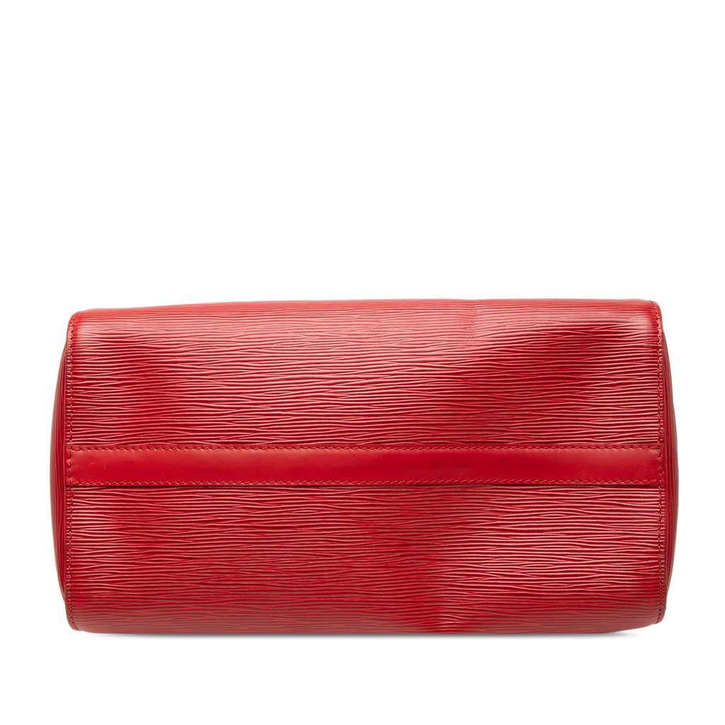 Louis Vuitton Epi Speedy 30 Red Leather Good condition - Inside View