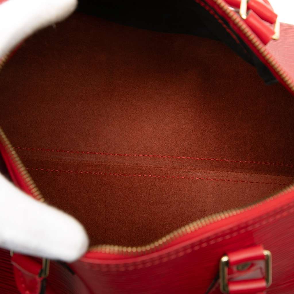 Louis Vuitton Epi Speedy 30 Red Leather Good condition - Model View