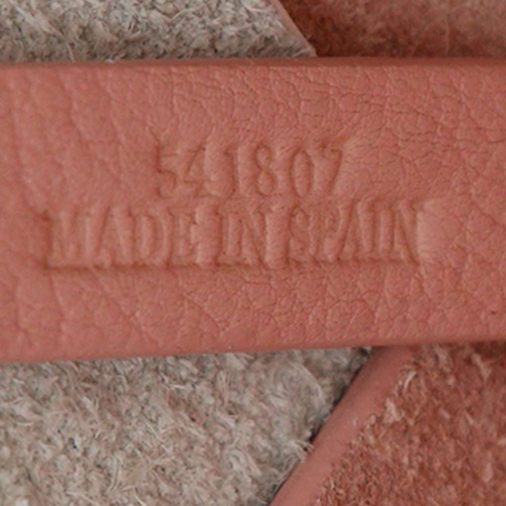 Loewe Mini Woven Calfskin Gingham Surplus Basket Bag Pink Leather Good condition - Box View