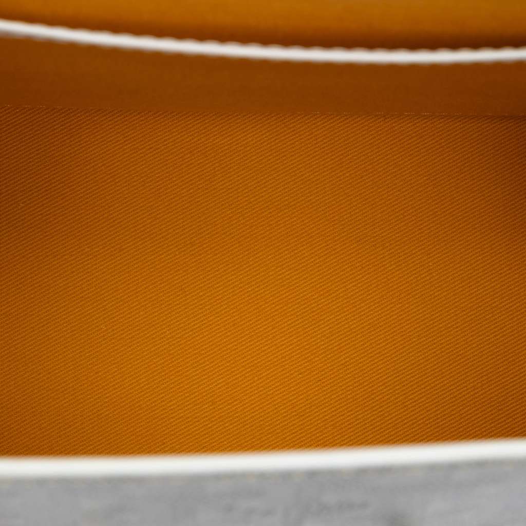 Goyard Goyardine Saigon Structured PM White Canvas Good condition - Model View