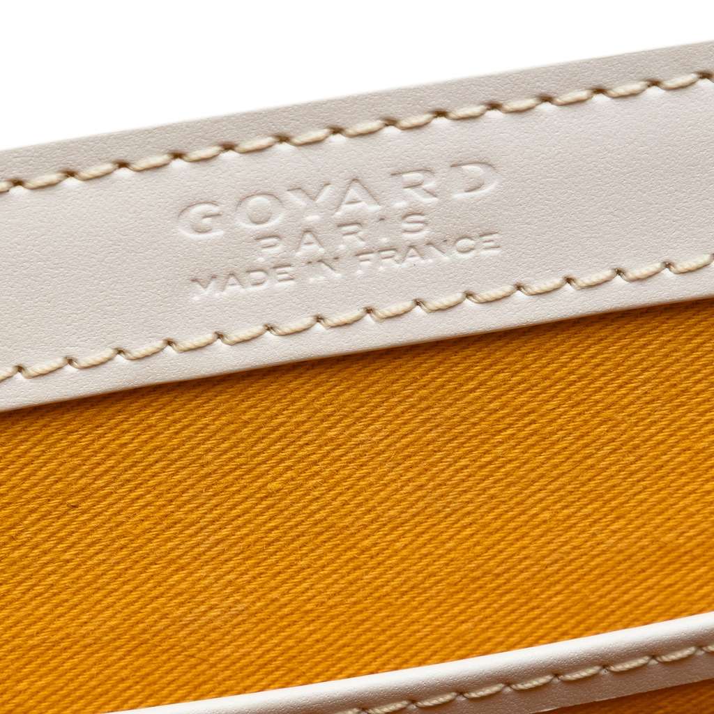 Goyard Goyardine Saigon Structured PM White Canvas Good condition - Box View