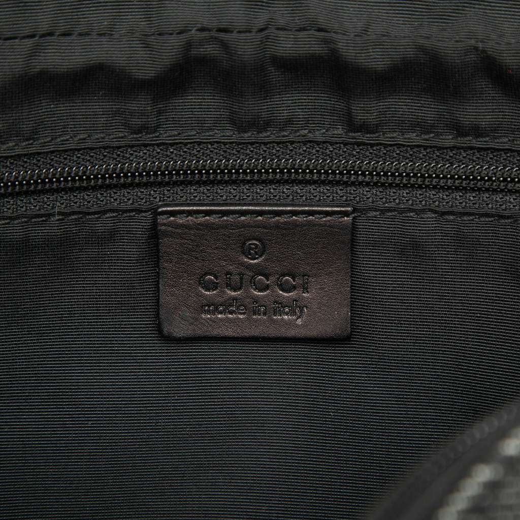 Gucci GG Denim Shoulder Bag Grey Denim Good condition - Box View