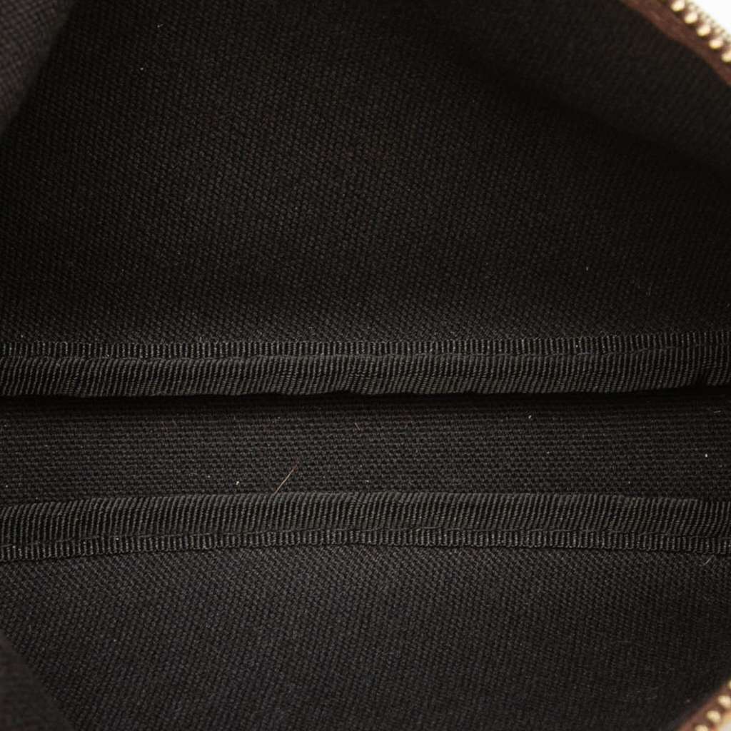 Burberry Haymarket Check Coated Canvas Shoulder Bag Beige Canvas Fair condition - Model View