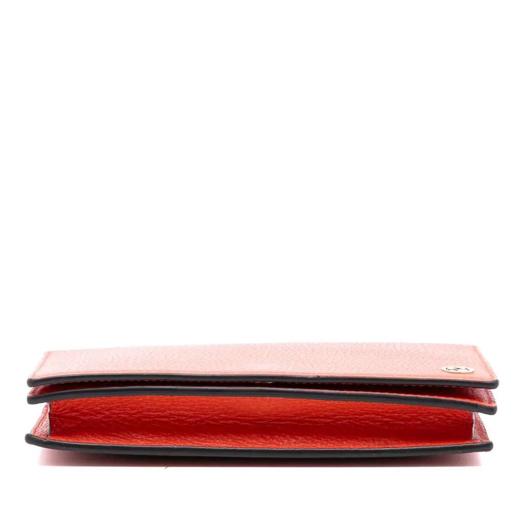 Gucci Leather Betty Wallet on Chain Orange Leather Very good - Inside View