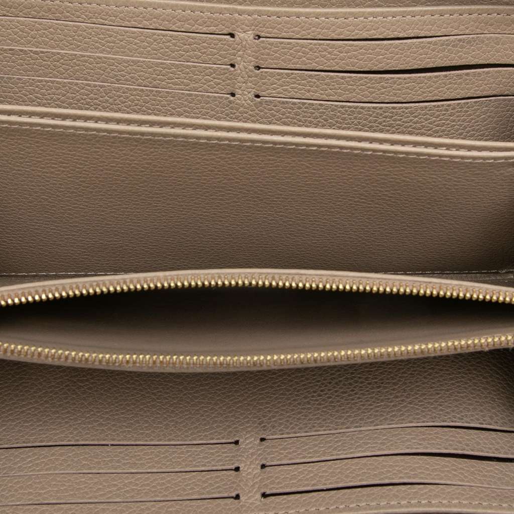 Louis Vuitton Bicolor Monogram Empreinte Giant Zippy Wallet Brown Leather Good condition - Model View