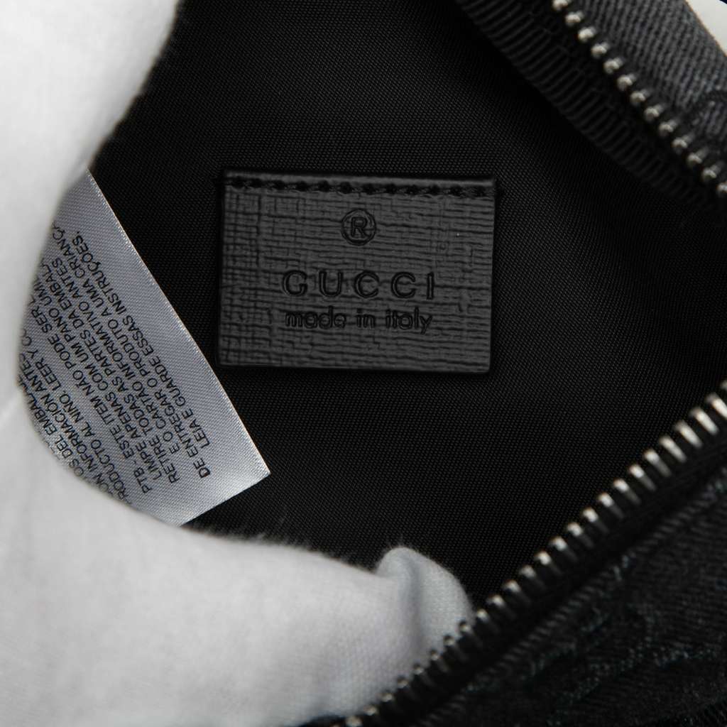 Gucci Kids GG Denim Belt Bag Grey Denim Good condition - Box View
