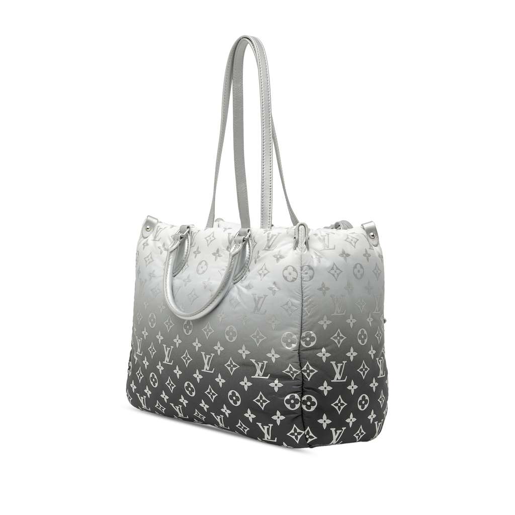 Louis Vuitton Monogram Nylon Gradient  OnTheGo MM Grey Good condition - Back View