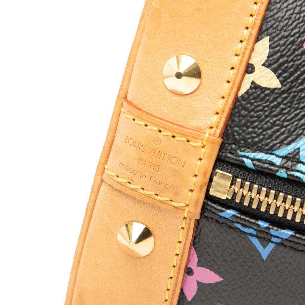Louis Vuitton Monogram Multicolore Alma PM Black Fair condition - Box View
