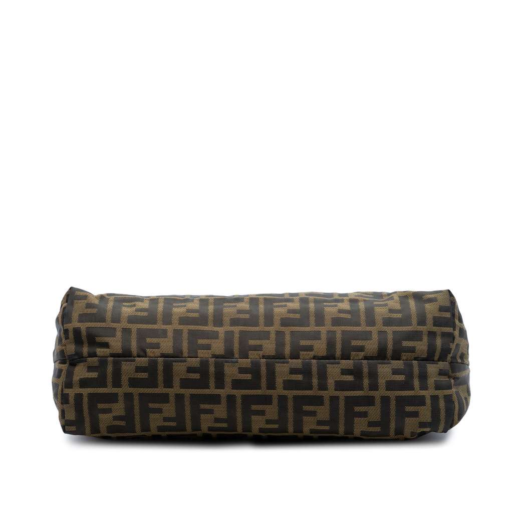 Fendi Small Zucca Canvas Tote Brown Canvas Good condition - Inside View