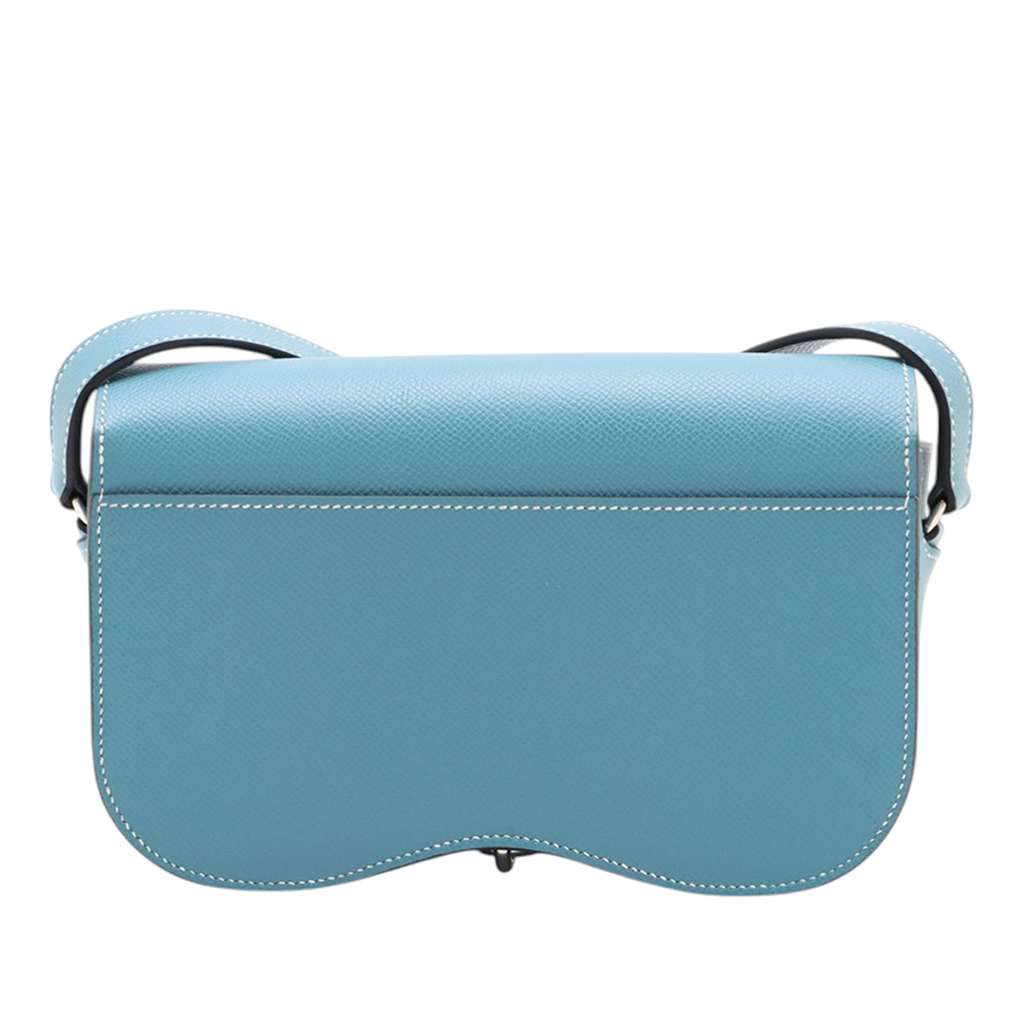 Hermès Epsom Della Cavalleria Elan Blue Leather Good condition - Back View