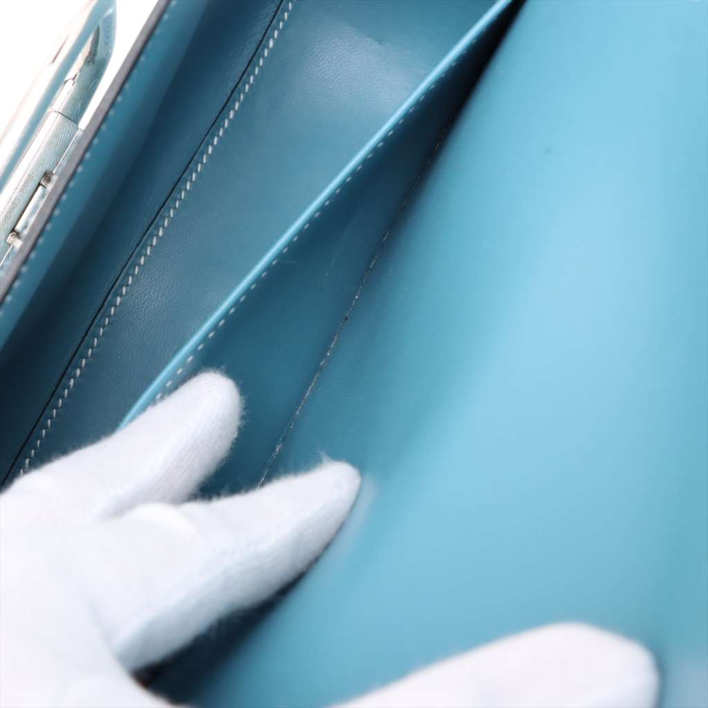 Hermès Epsom Della Cavalleria Elan Blue Leather Good condition - Model View