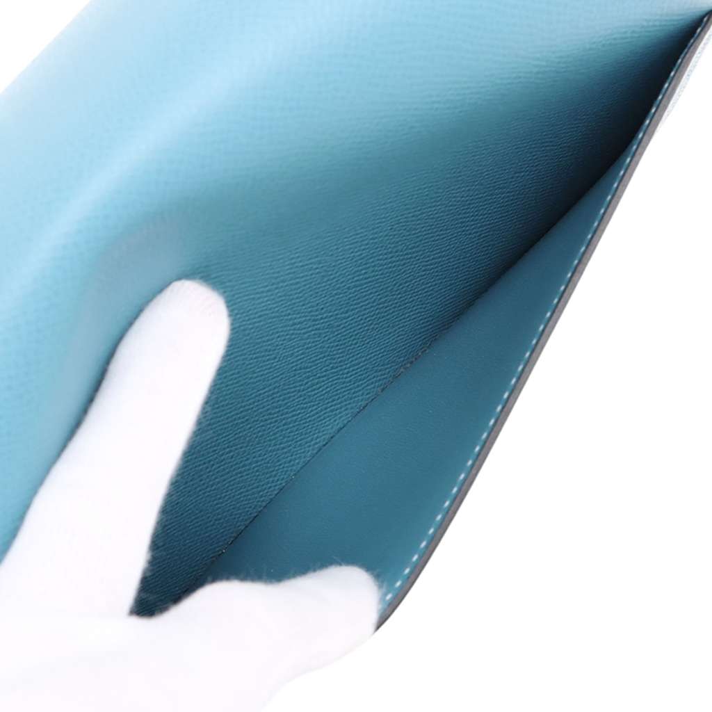 Hermès Epsom Della Cavalleria Elan Blue Leather Good condition - Box View