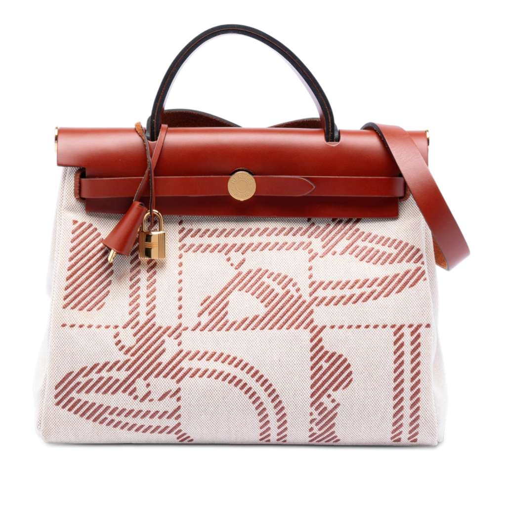 Hermès Toile H and Vache Hunter Brides de Gala Herbag Zip 31