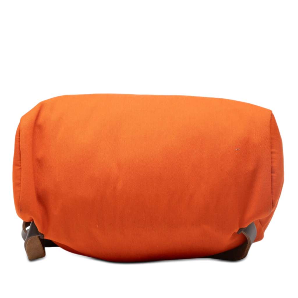 Hermès Toile Herbag Backpack PM Orange Canvas Good condition - Inside View