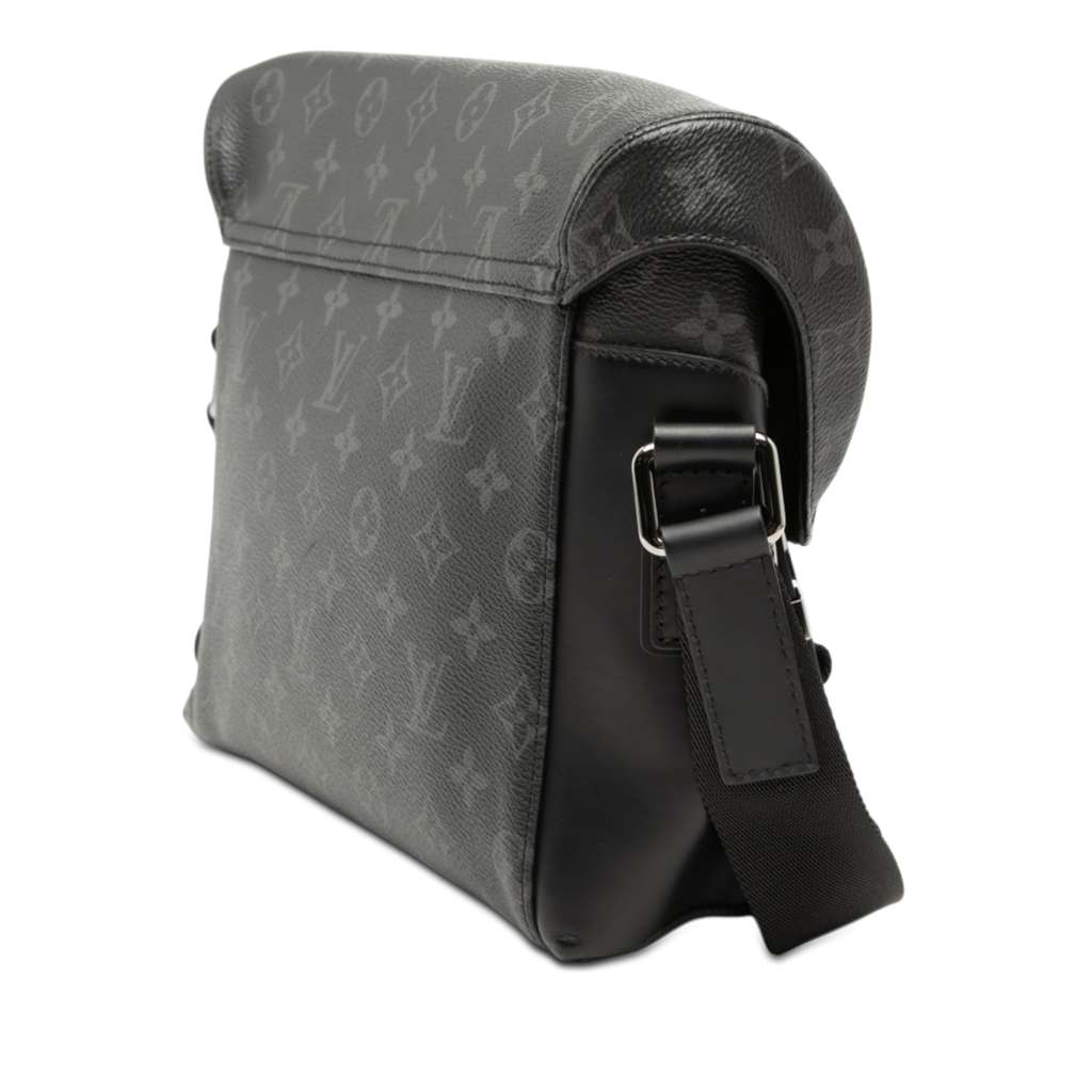 Louis Vuitton Monogram Eclipse Voyager PM Black Good condition - Back View