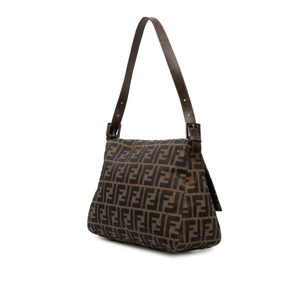 Fendi Zucca Canvas Mamma Forever Brown Canvas Fair condition - Back View