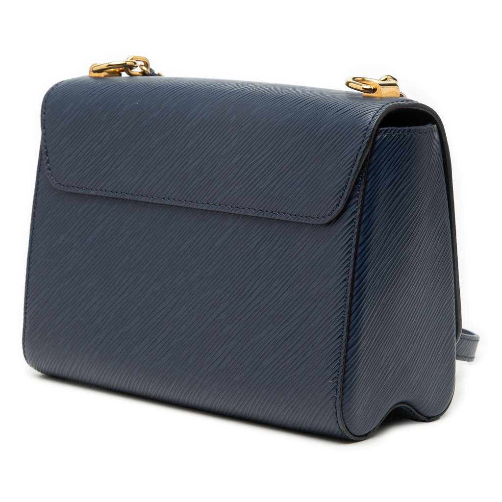 Louis Vuitton Epi Twist MM Blue Leather Good condition - Back View