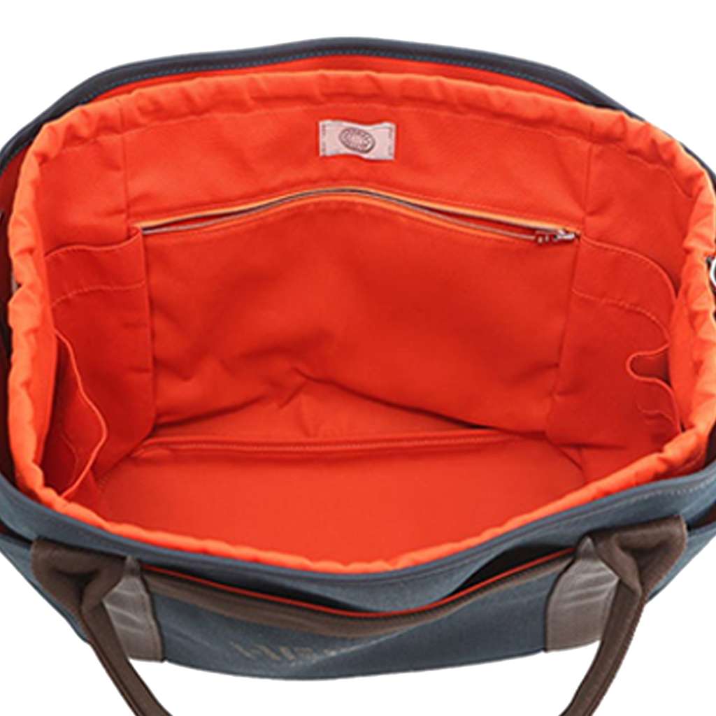 Hermès Toile Sac de Pansage Grooming Bag Blue Canvas Good condition - Box View