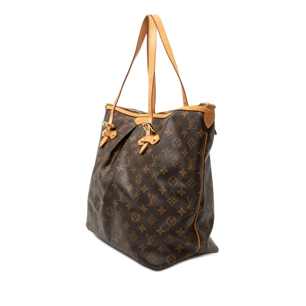 Louis Vuitton Monogram Palermo GM Brown Good condition - Back View